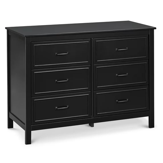 DaVinci Charlie 6-Drawer Double Dresser – Ebony