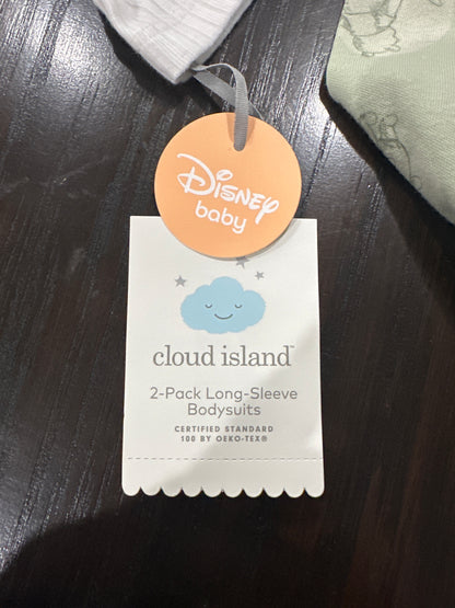 Cloud Island Disney Baby Long Sleeve Bodysuits 2-Pack Winnie the Pooh