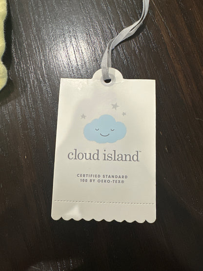 Cloud Island Baby Long-Sleeve Romper with Bow – Yellow