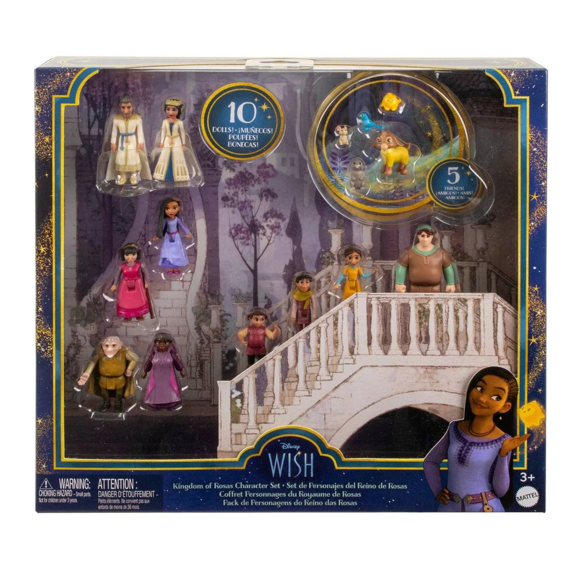 Disney Wish Poseable kids Doll with Star and Valentino