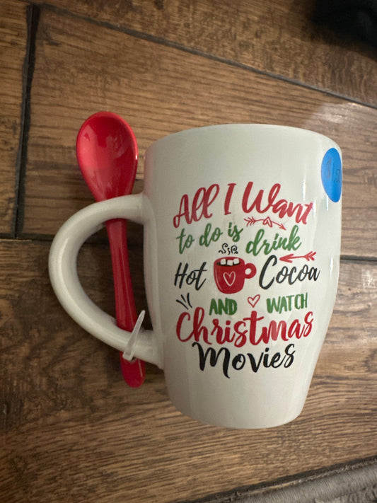 Christmas movies mug