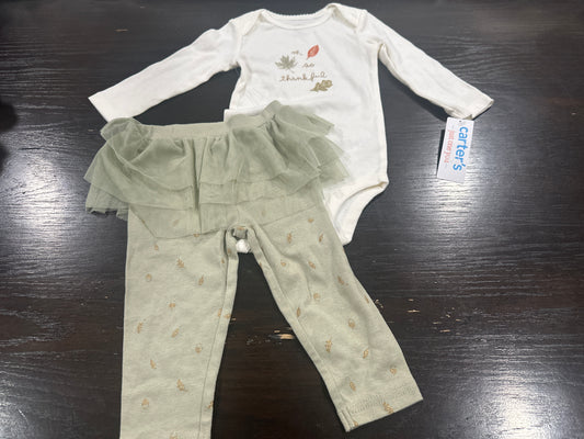 Carter’s® Just One You Baby Girl 2-Piece Bodysuit & Tulle Leggings Set