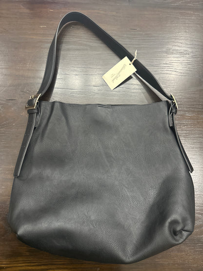 Universal Thread™ Faux Leather Hobo Shoulder Bag – Black