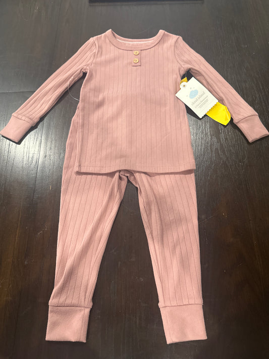 Cloud Island™ Ribbed 2-Piece Sleepwear Set – Soft & Cozy Pajamas