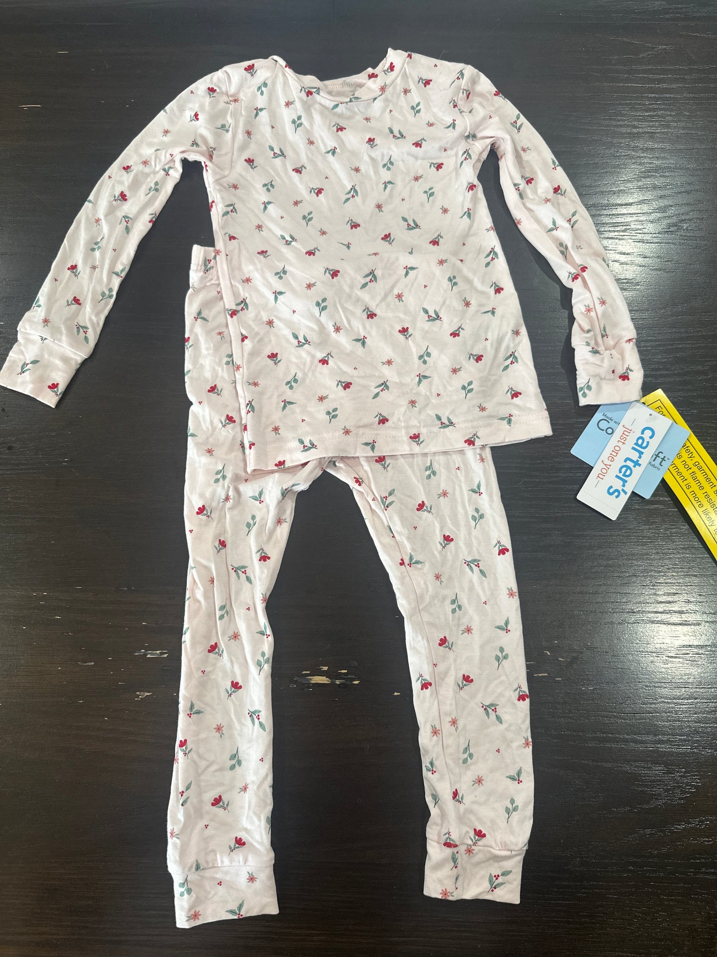 Carter’s Floral Long Sleeve Pajama Top & Pants Set