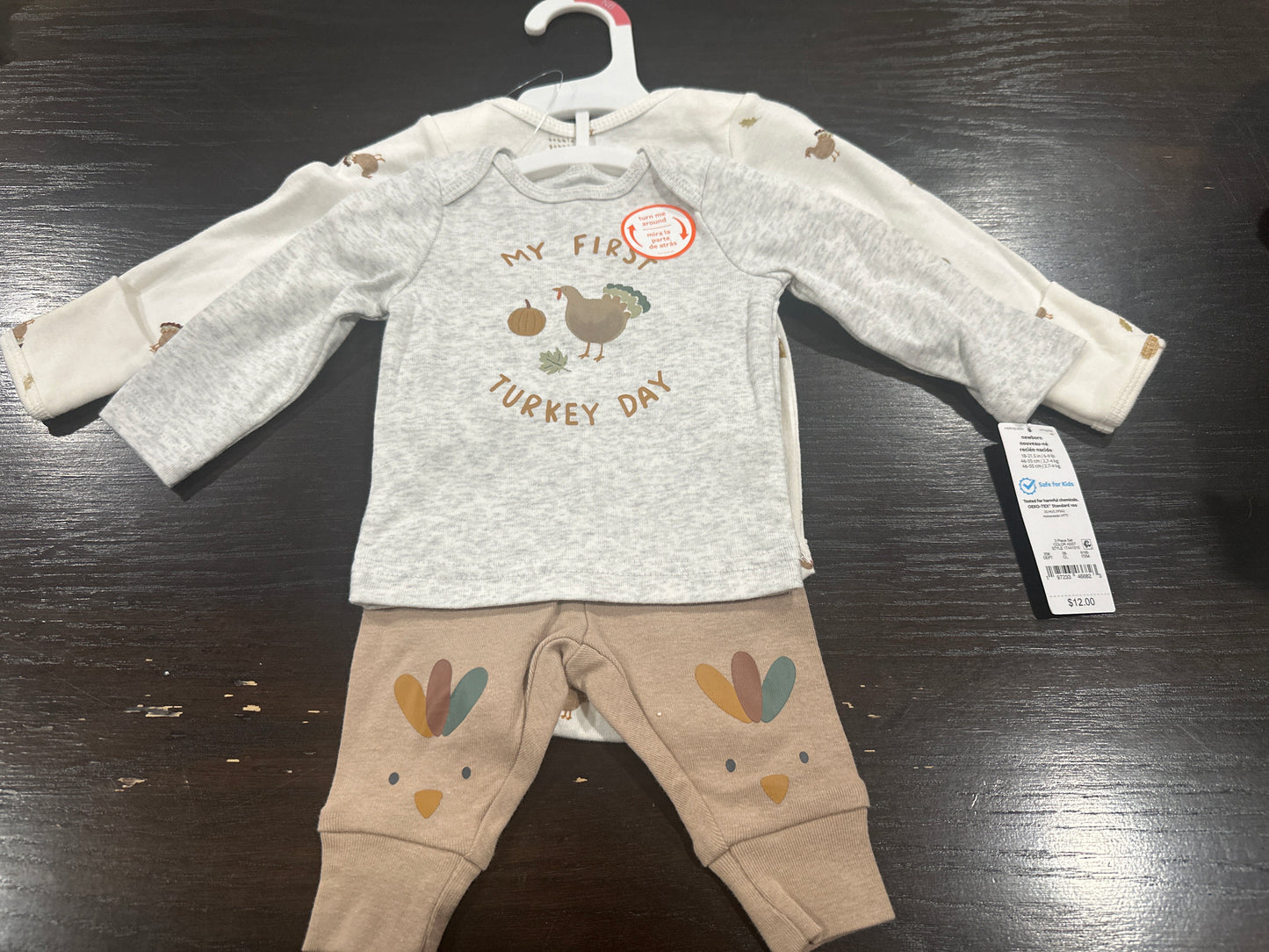 Carter’s® Turkey Day 3-Piece Baby Outfit Set