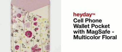 Cell Phone Wallet Pocket with MagSafe - heyday™ Floral: Phone Charm Accessory