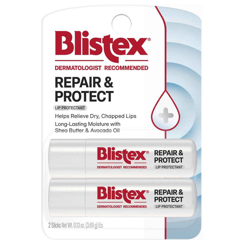 Blistex Repair & Protect Lip Balm Sticks - 2pk