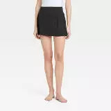 Women's Everyday Soft Mid-Rise Skort 14.5" - All In Motion™ Size M in Black