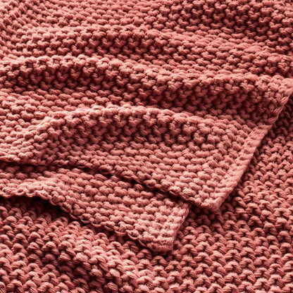 Knit Bed Blanket - Casaluna™ Rose Full/ Queen
