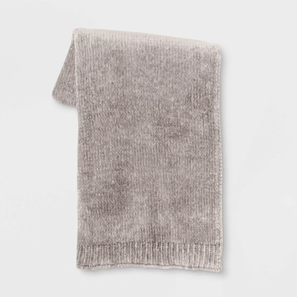 50"x60" Shiny Chenille Throw Blanket - Threshold™