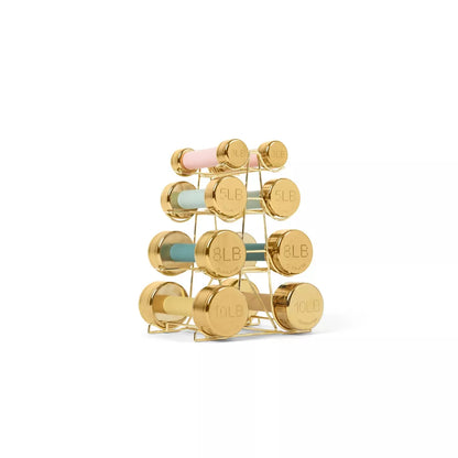 Blogilates 4 Tier Weight Rack - Gold