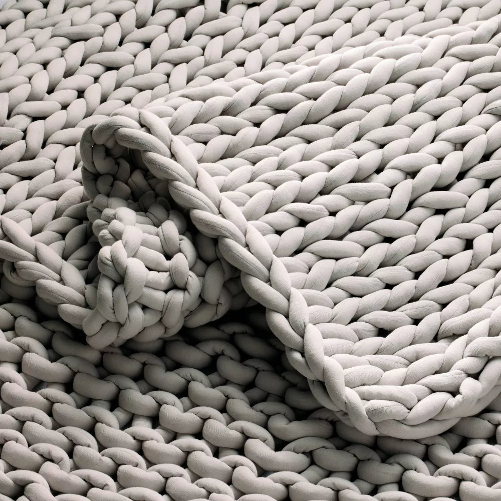 50”x70” 12lb solid knit weighted blanket