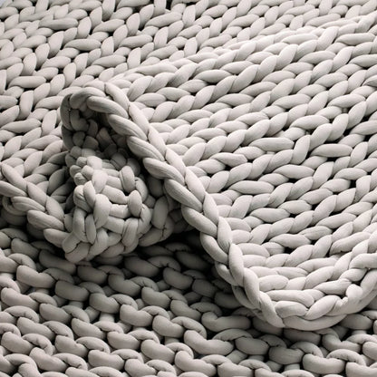 50”x70” 12lb solid knit weighted blanket