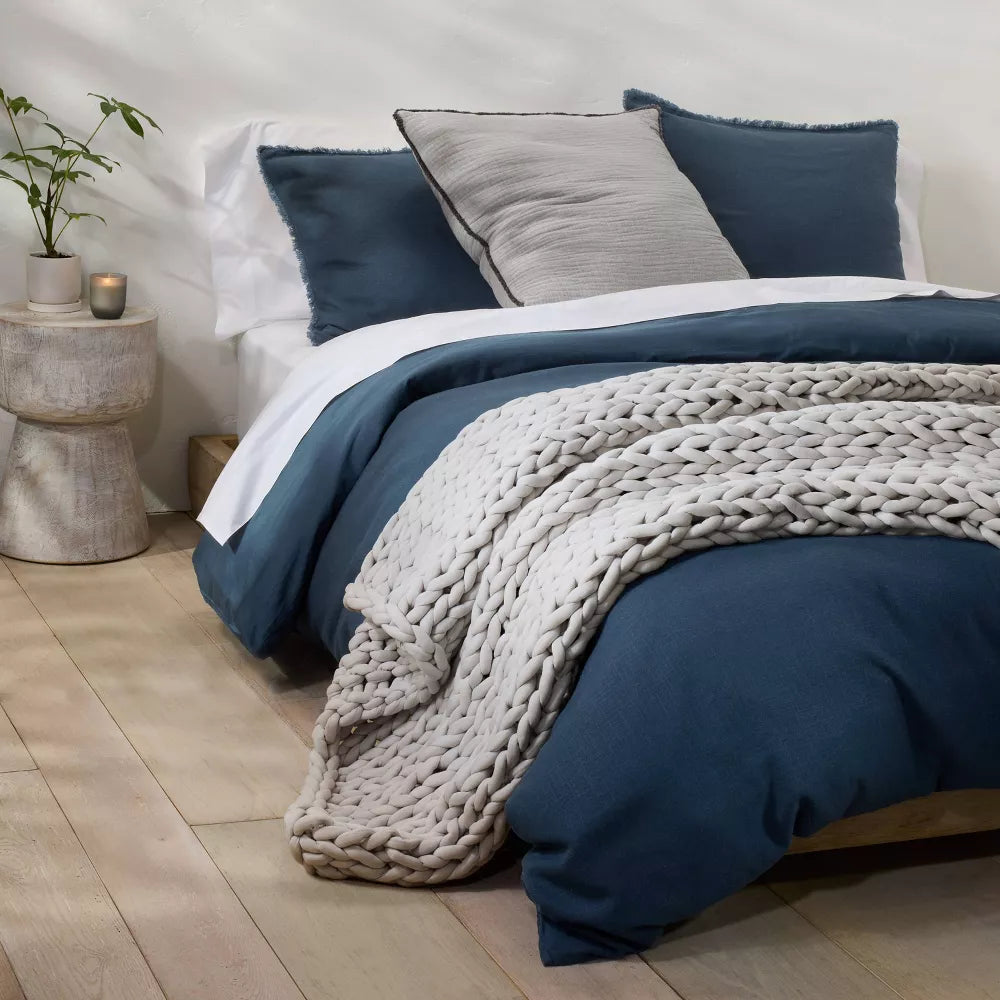 50”x70” 12lb solid knit weighted blanket