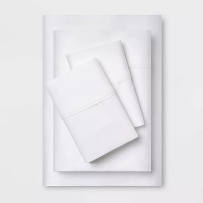 Solid Performance 400 Thread Count Sheet Set - Threshold™-King-White