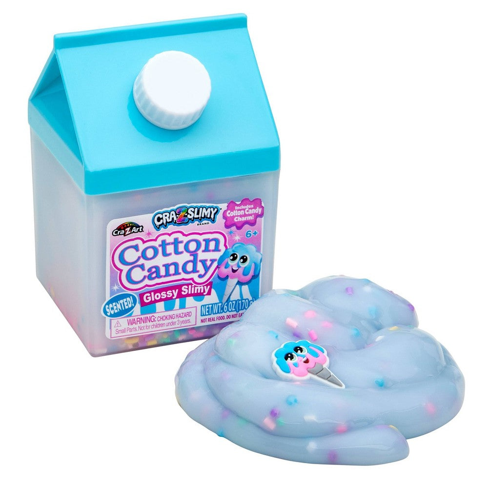 Cra-Z-Slimy Cotton Candy Glossy Scented Slime with Charm
