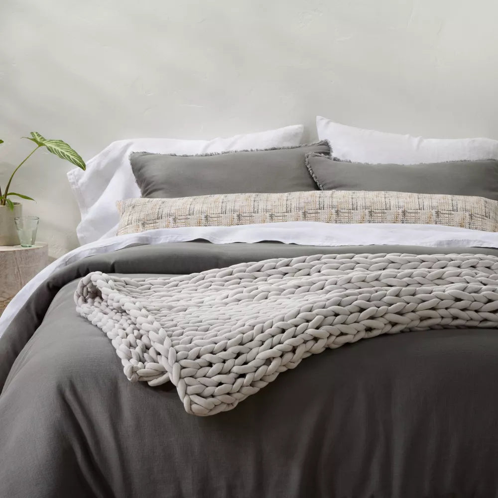 50”x70” 12lb solid knit weighted blanket