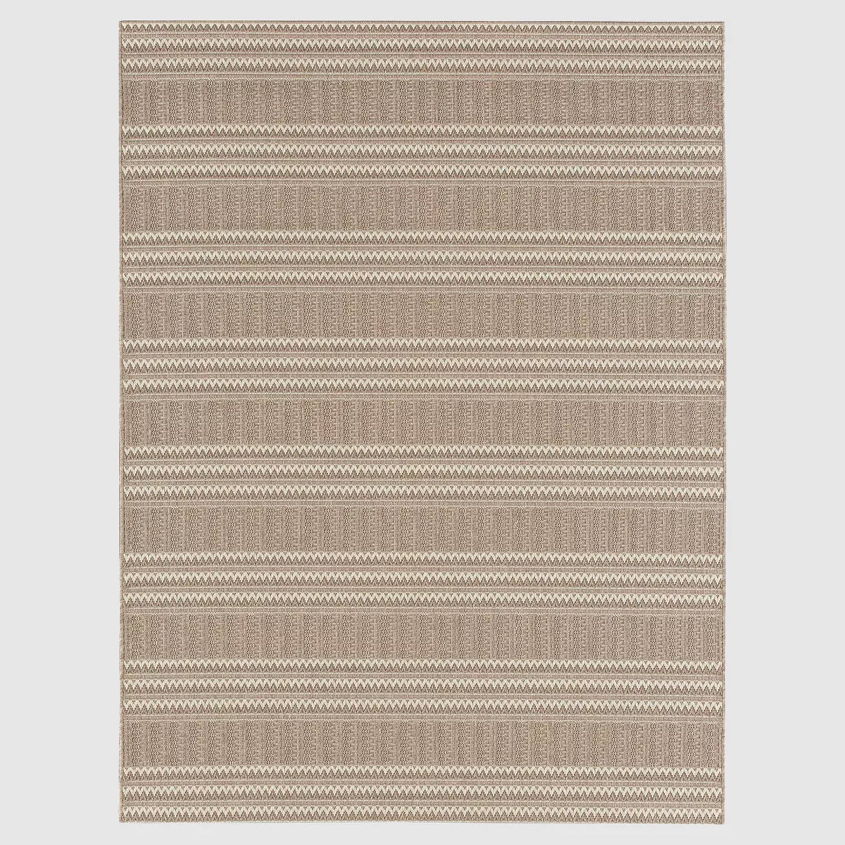 7'10"x10' Oat Cashmere Outdoor Rug Beige - Threshold™: Weather-Resistant, UV Protected