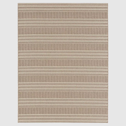 7'10"x10' Oat Cashmere Outdoor Rug Beige - Threshold™: Weather-Resistant, UV Protected