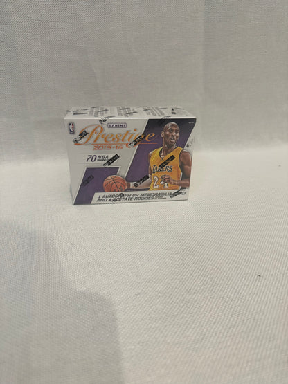 2015/16 Panini Prestige Basketball Factory Sealed Blaster Box with AUTOGRAPH/MEMORABILIA & (4) ACETATE ROOKIES!