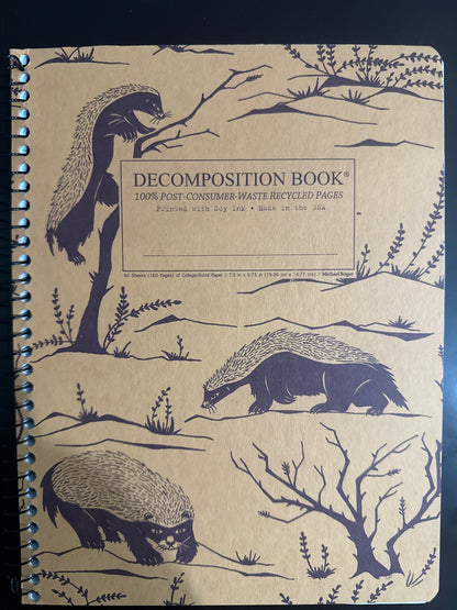 Badger notebook