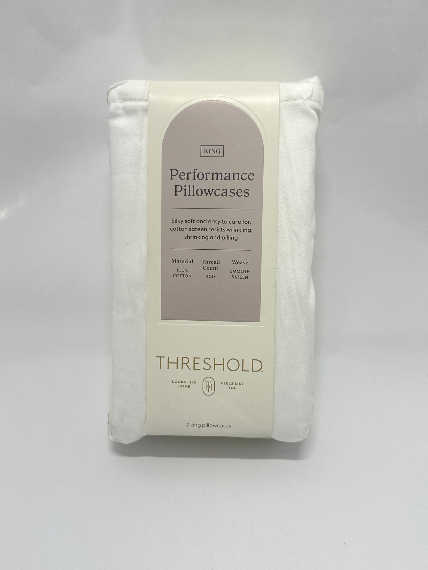 Threshold Performance Cotton Sateen Pillowcases