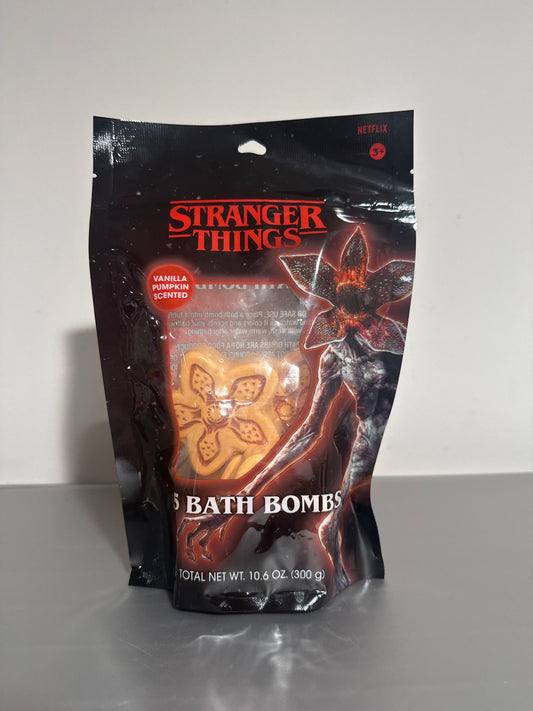 Stranger Things™ Vanilla Pumpkin Scented Bath Bombs – 5-Pack