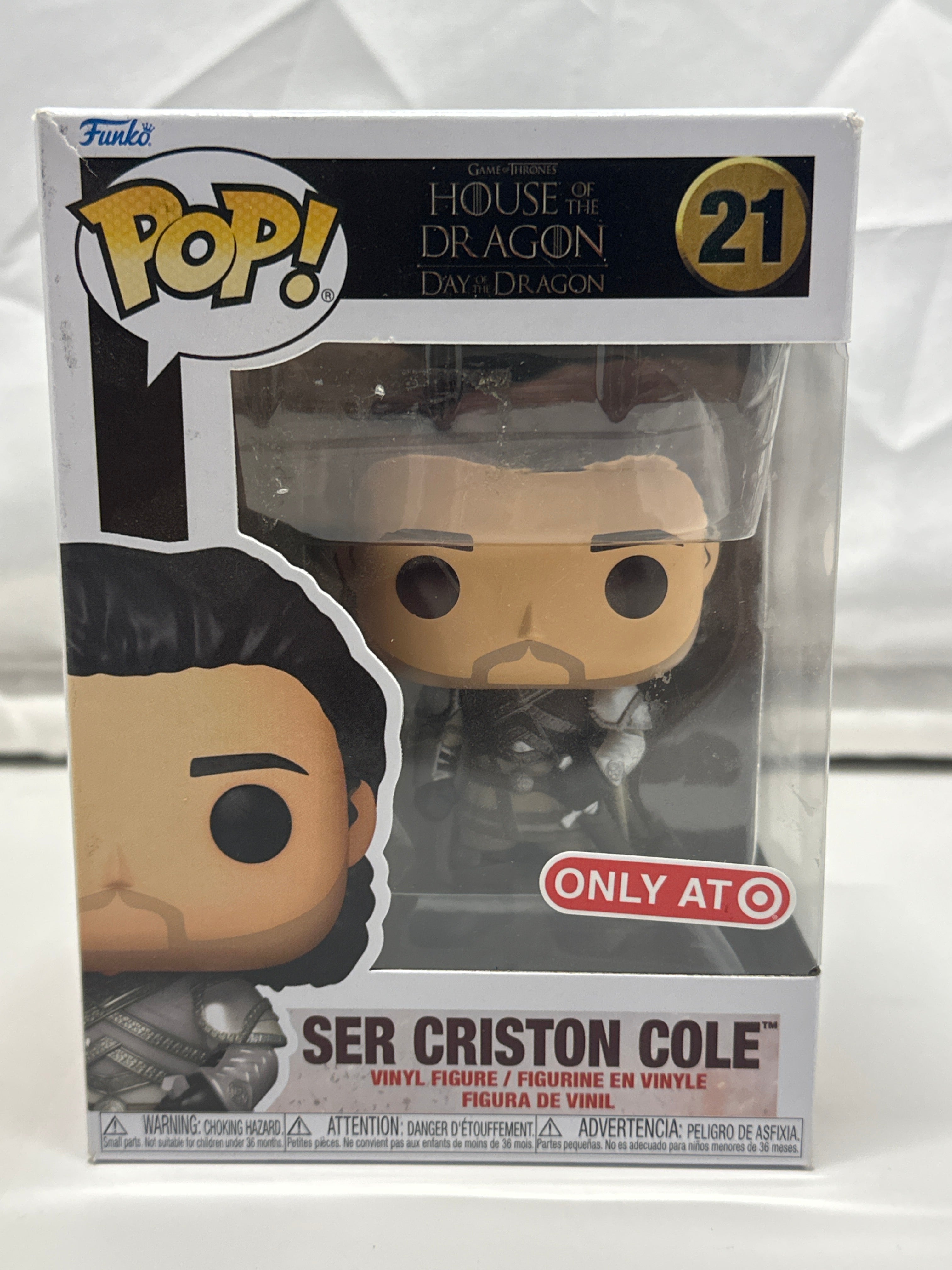 Funko Pop Ser Criston Cole #21 House of the Dragon Day of the Dragon Target Exclusive