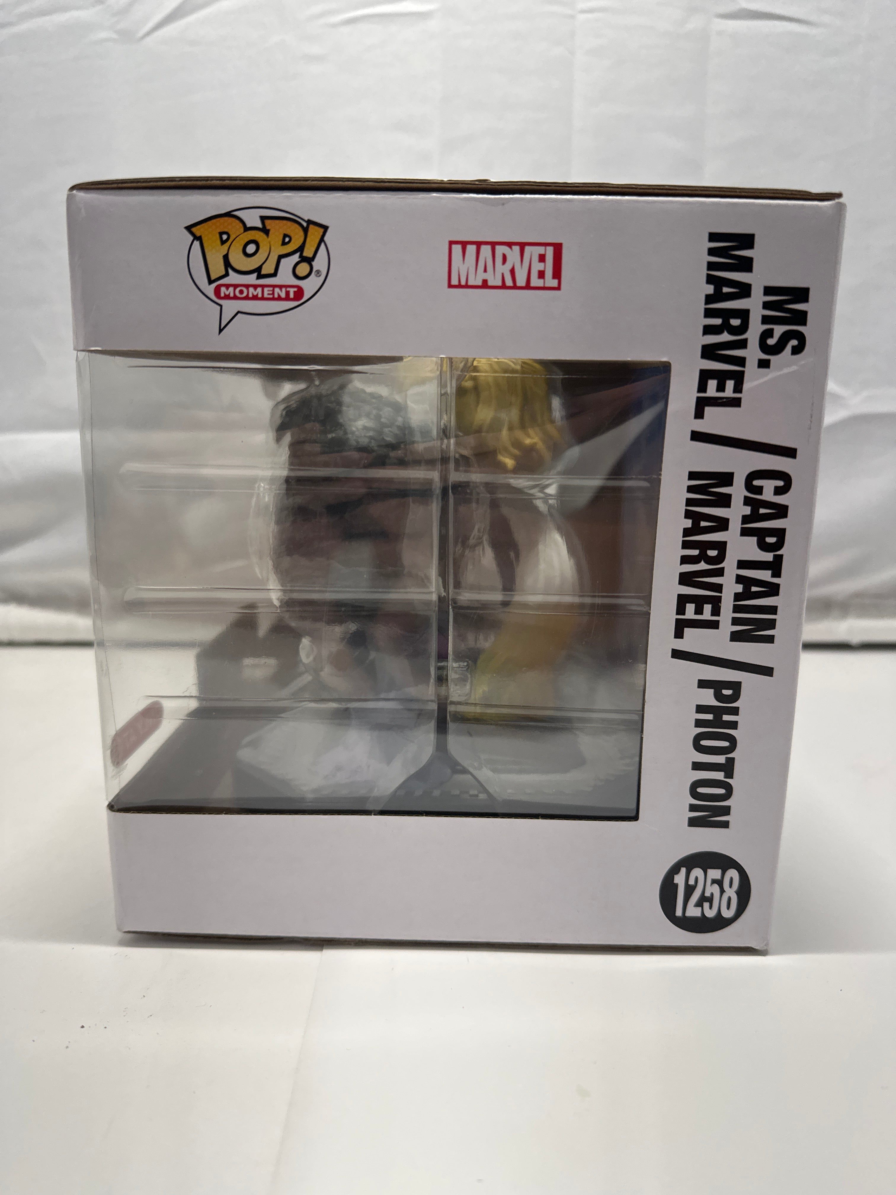 Funko Pop Moment The Marvels Ms Marvel Captain Marvel Photon #1258 Target Exclusive