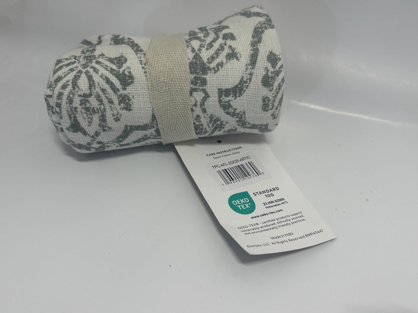 Ienjoy Textured Cotton Throw Pillow Cover - 20in x 20in