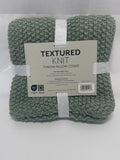 Ienjoy Textured Knit Throw Pillow Cover 20in x 20in
