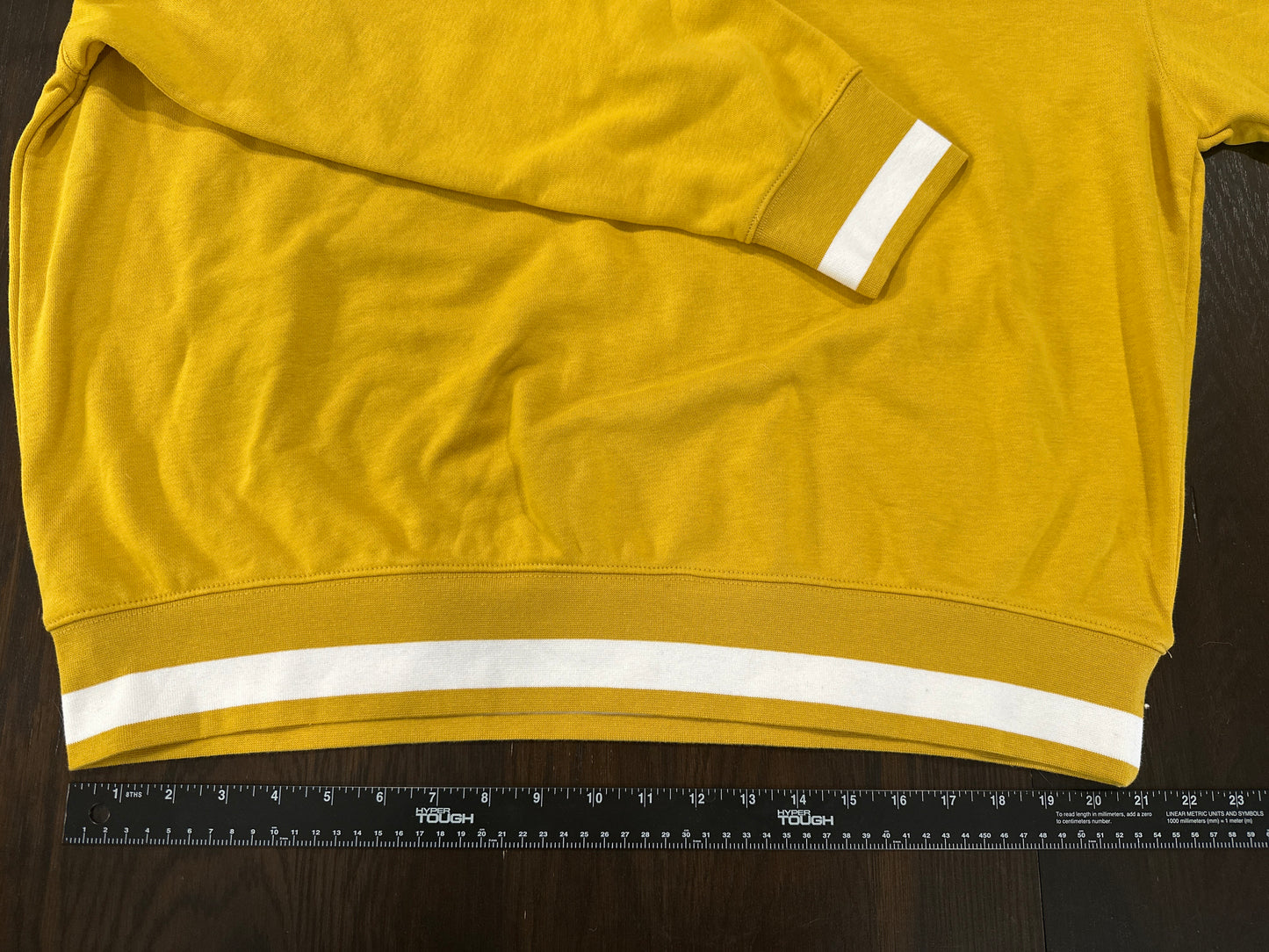 Champion Men's University Small Script Sweatshirt - Lemon Curry