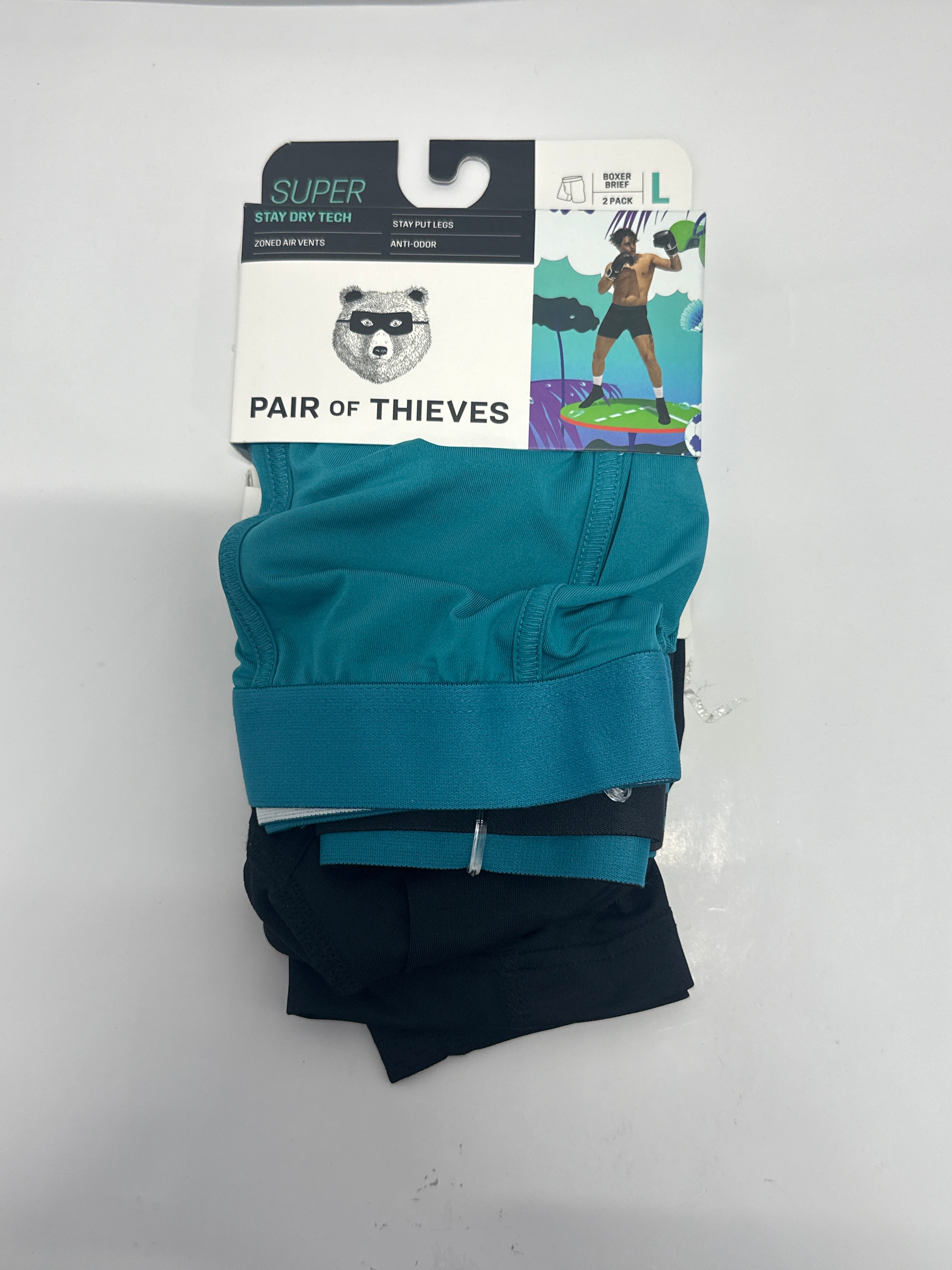 Pair of Thieves SuperCool Stay Dry Tech Boxer Briefs (2-Pack)