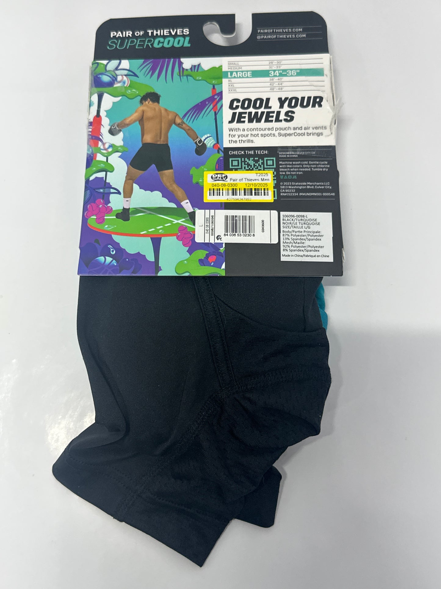 Pair of Thieves SuperCool Stay Dry Tech Boxer Briefs (2-Pack)