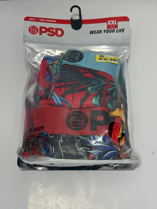 PSD Men’s Core Standard Tropical Pineapple Boxer Briefs (2-Pack)