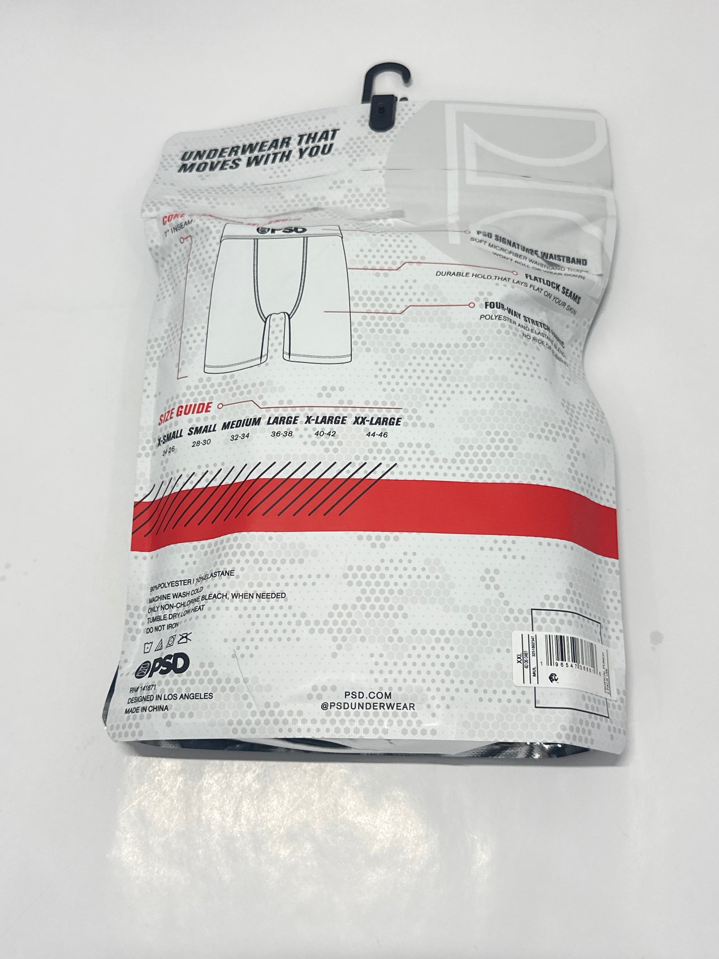 PSD Men’s Core Standard Tropical Pineapple Boxer Briefs (2-Pack)