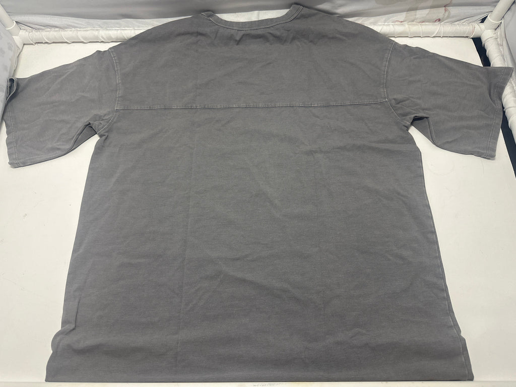 Cat & Jack boys charcoal oversized heavyweight T-shirt XXL 16/18 Husky back view