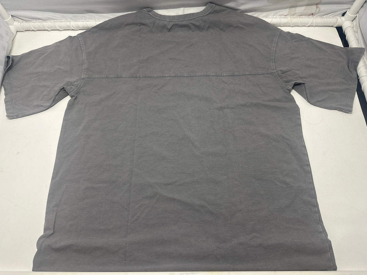 Cat & Jack boys charcoal oversized heavyweight T-shirt XXL 16/18 Husky back view