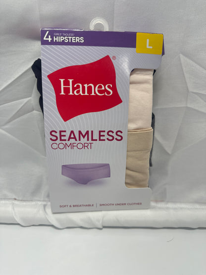 Hanes Girls Seamless Comfort Hipsters – 4-Pack