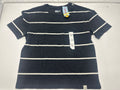 Cat & Jack Charcoal Gray Relaxed Striped T Shirt Size L (10-12) - photo 1
