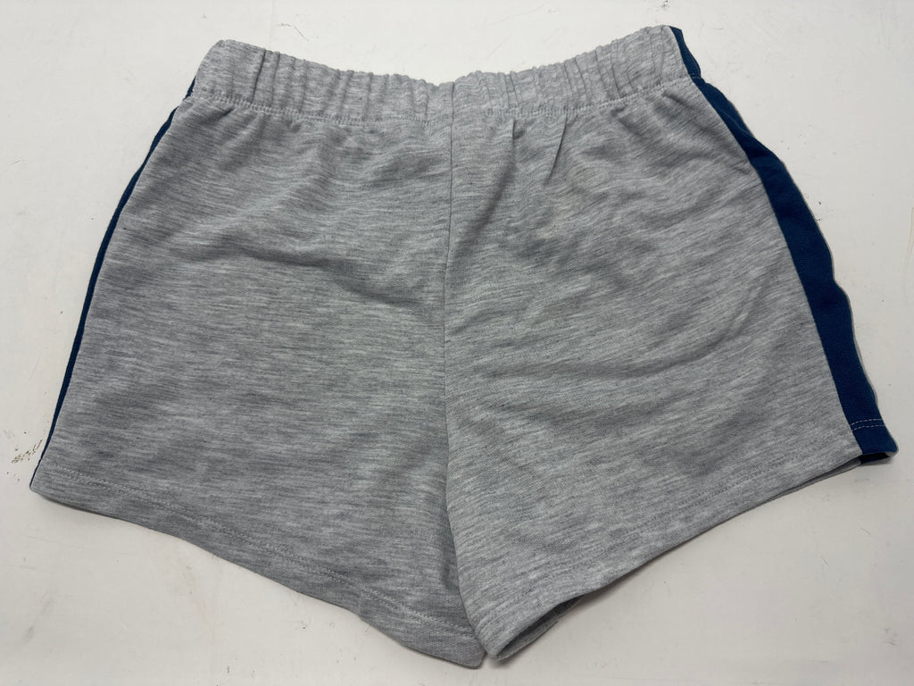 Art Class girls gray French terry pajama shorts with navy side stripes, size L 10/12