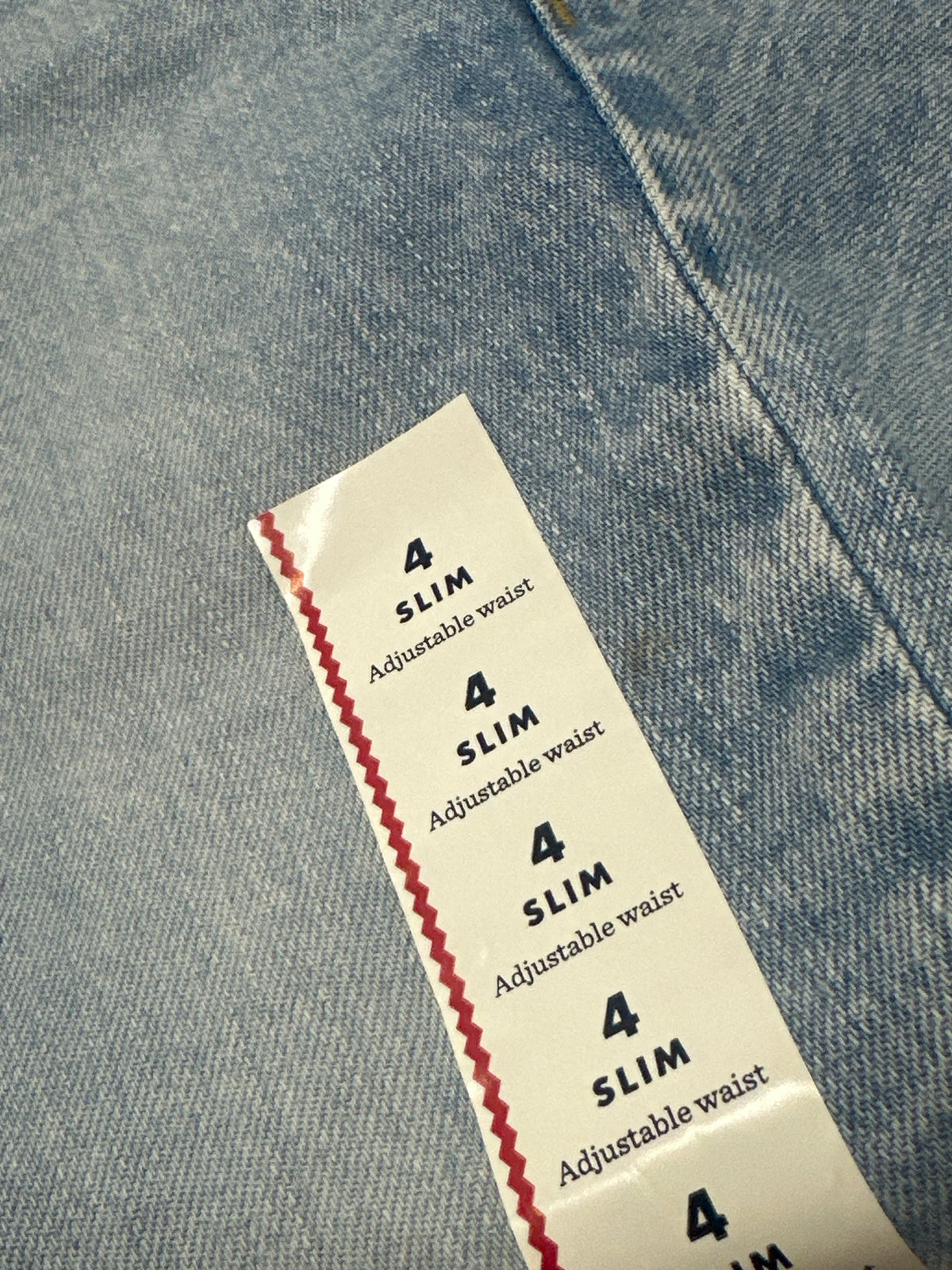 Cat & Jack boys slim-fit super-stretch jeans size 4 light wash