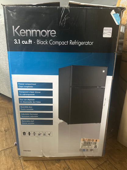 Kenmore 3.1 cu. ft. Compact Refrigerator – Top Freezer