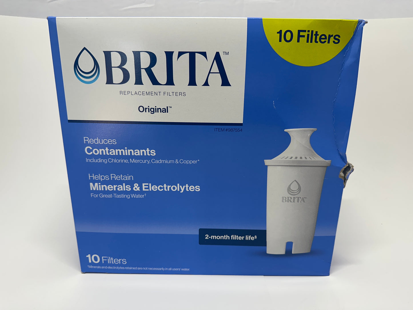 Brita Original Replacement Water Filters – 10 Pack
