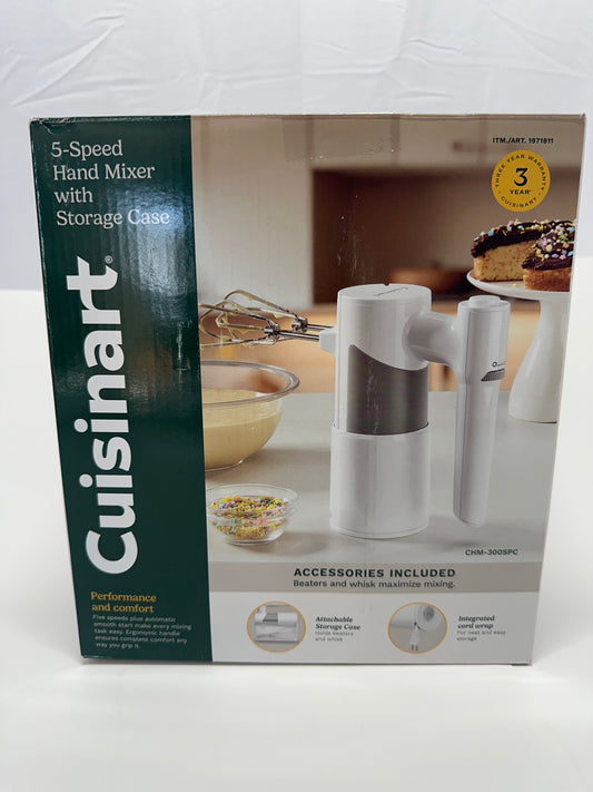 Cuisinart 5-Speed Hand Mixer with Storage Case