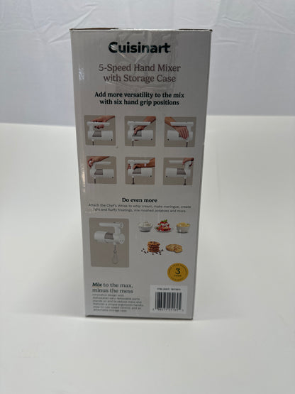 Cuisinart 5-Speed Hand Mixer with Storage Case