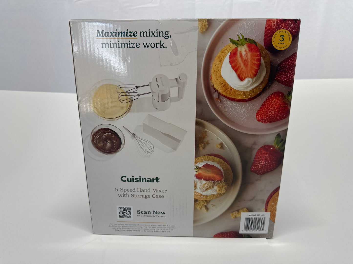 Cuisinart 5-Speed Hand Mixer with Storage Case