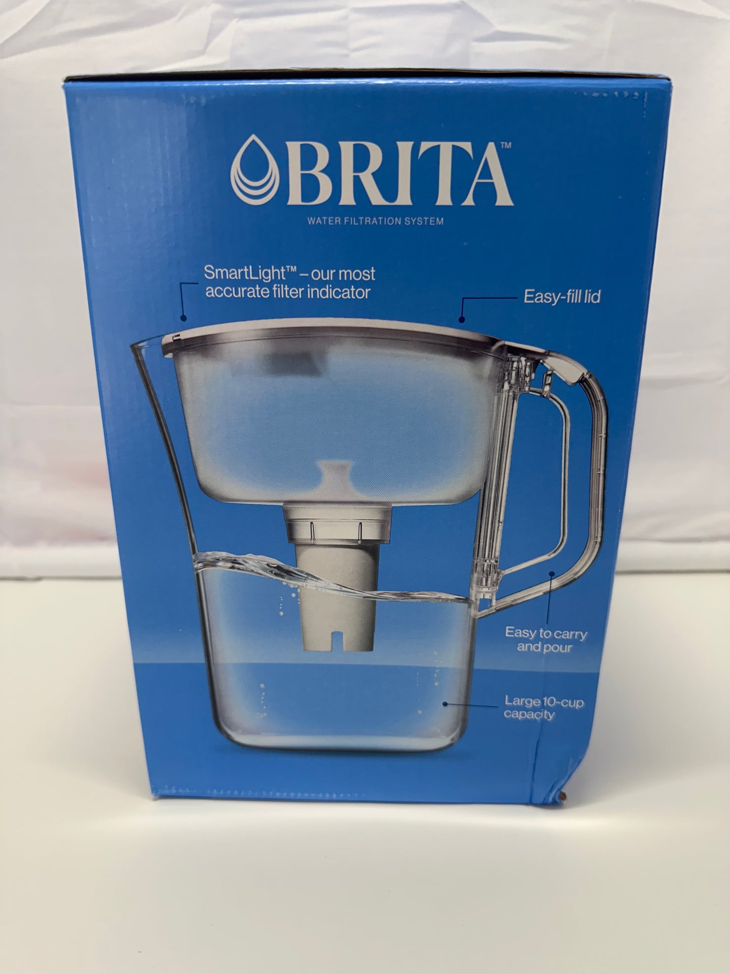 Brita Original™ 10-Cup Water Filter Pitcher with 2 Filters