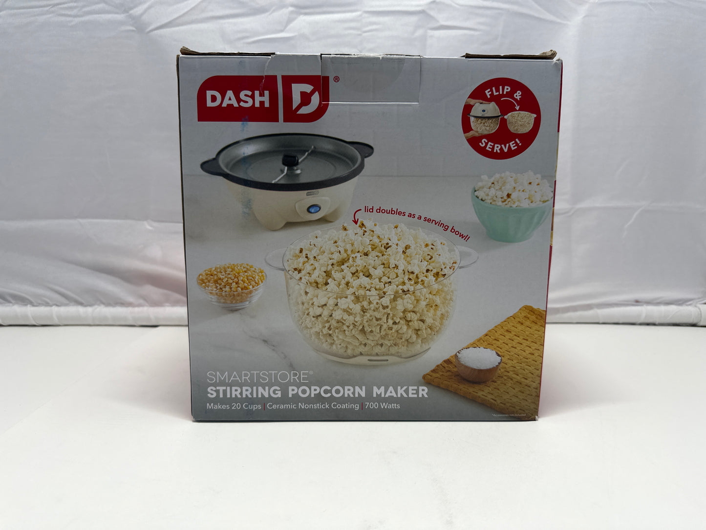 Dash SmartStore™ Stirring Popcorn Maker – 20 Cup Capacity